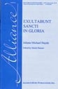 Exultabunt Sancti in Gloria SATB choral sheet music cover